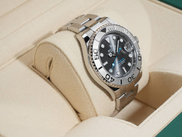 Rolex Yacht-Master 37 Ref. 268622 Stainless Steel/Platinum Slate Dial