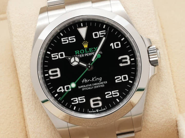 ロレックス エアキング Ref.126900 ステンレススチール ブラック文字盤