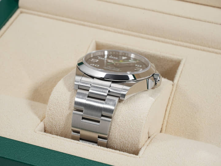 ロレックス エアキング Ref.126900 ステンレススチール ブラック文字盤