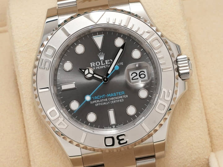Rolex Yacht-Master 40 Ref. 126622 Stainless Steel/Platinum Slate Dial