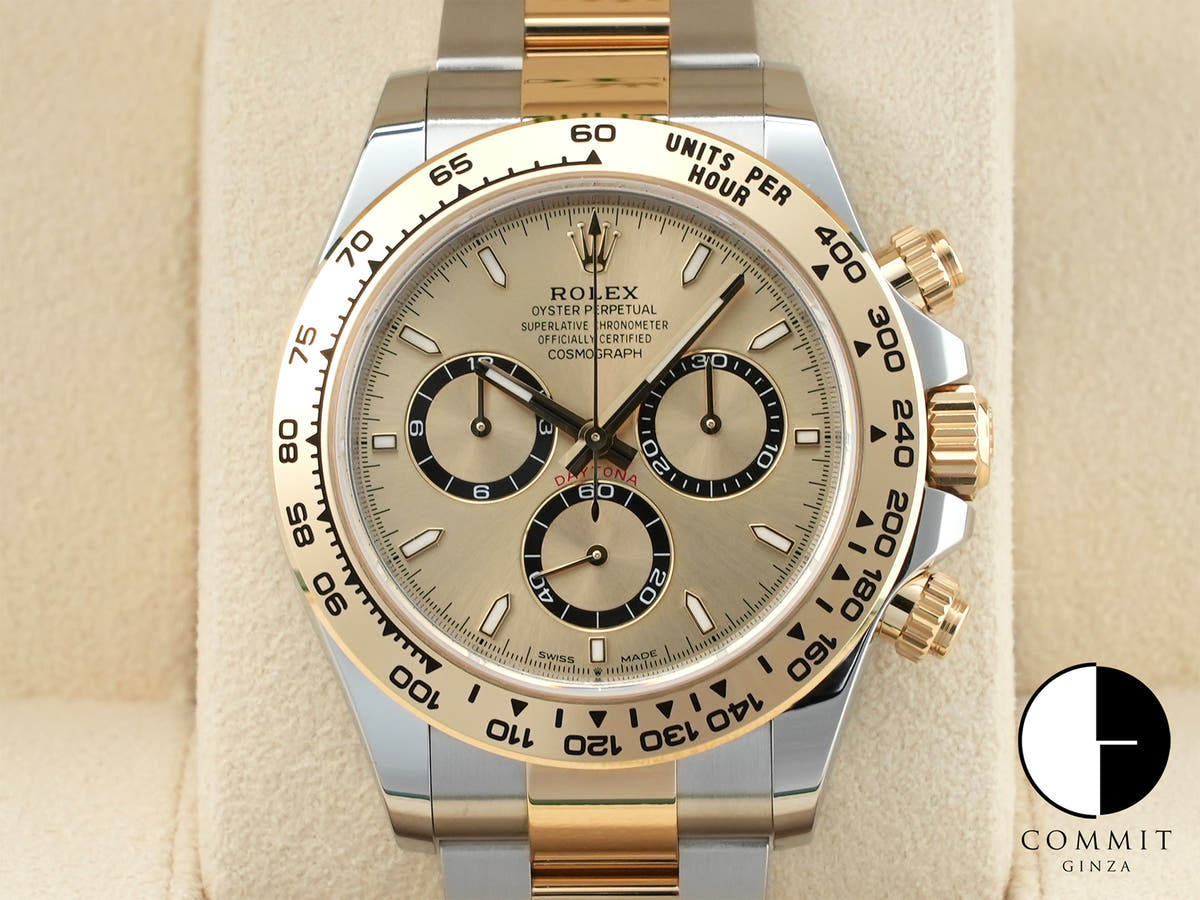 Rolex Daytona Ref. 126503 Stainless Steel/Yellow Gold Champagne Dial