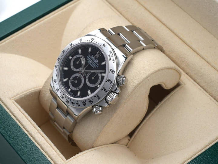 Rolex Daytona Ref. 116520 Stainless Steel Black Dial