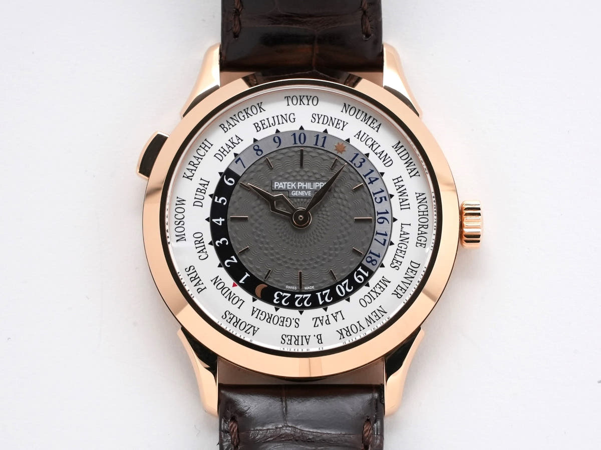 パテックフィリップ コンプリケーション ワールドタイム Ref.5230R-012 シルバー文字盤 美中古 nhnktm76