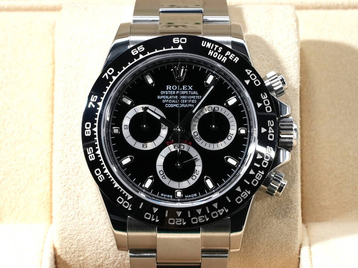 ロレックス デイトナ Ref.116500LN ステンレススチール ブラック文字盤