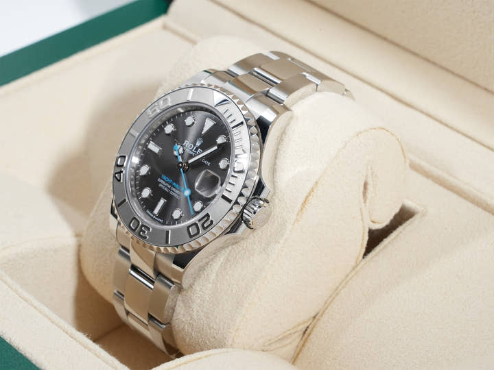 Rolex Yacht-Master 37 Ref. 268622 Stainless Steel/Platinum Slate Dial