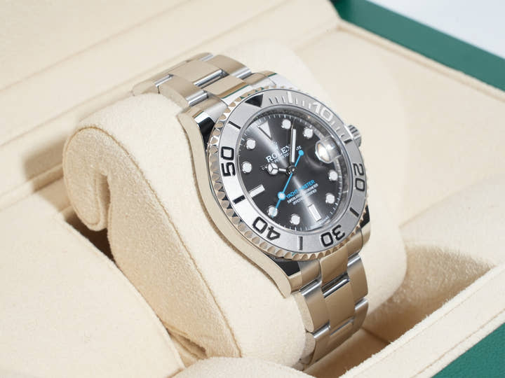 Rolex Yacht-Master 37 Ref. 268622 Stainless Steel/Platinum Slate Dial