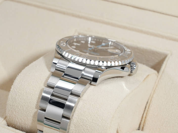 Rolex Yacht-Master 37 Ref. 268622 Stainless Steel/Platinum Slate Dial