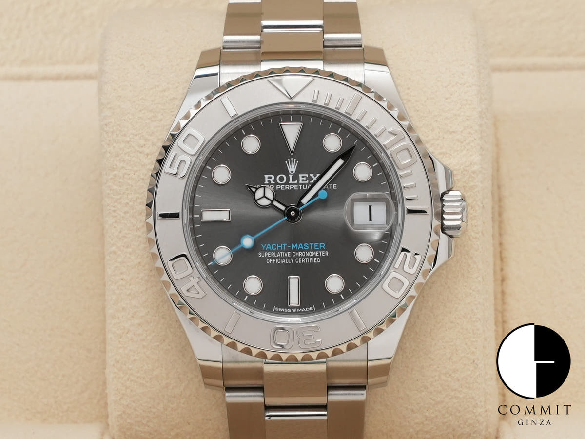 Rolex Yacht-Master 37 Ref. 268622 Stainless Steel/Platinum Slate Dial
