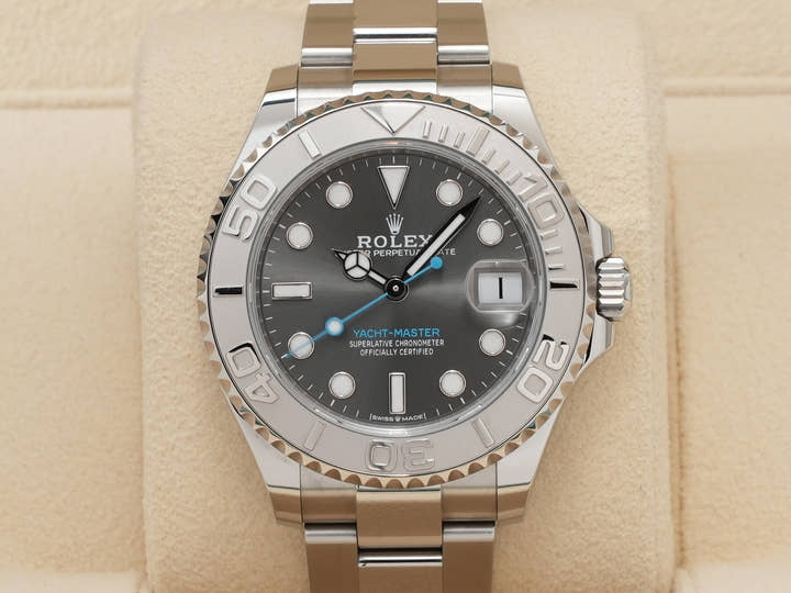 Rolex Yacht-Master 37 Ref. 268622 Stainless Steel/Platinum Slate Dial