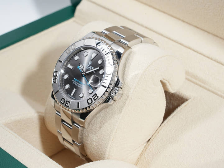 Rolex Yacht-Master 37 Ref. 268622 Stainless Steel/Platinum Slate Dial