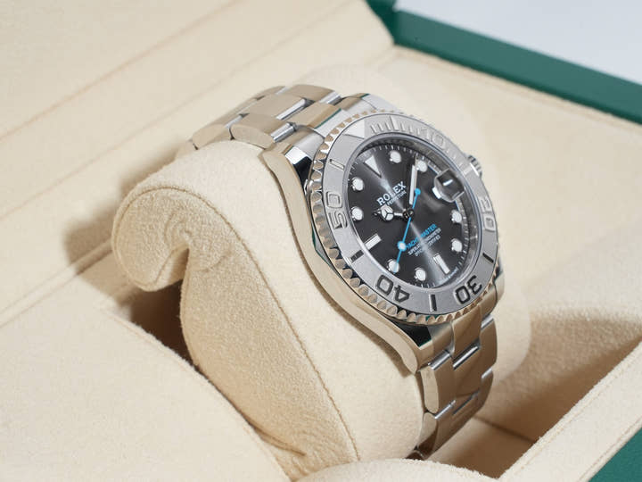 Rolex Yacht-Master 37 Ref. 268622 Stainless Steel/Platinum Slate Dial
