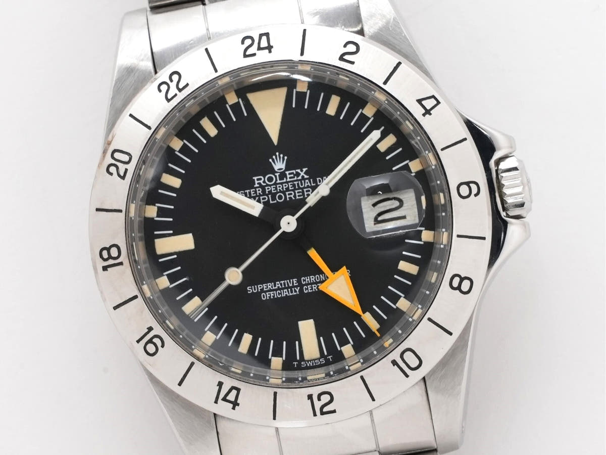 ロレックス エクスプローラーII Ref.1655 ブラック文字盤 中古 nrmywtk3