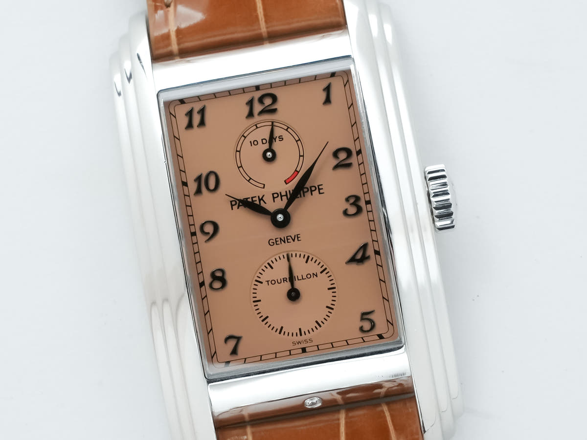 パテックフィリップ 10デイズ トゥールビヨン Ref.5101P-010 ローズ文字盤 中古 syaiwkht