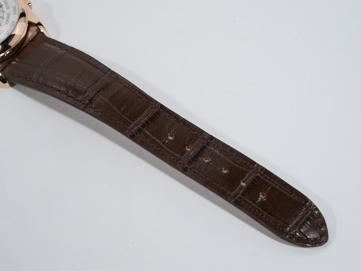 パテックフィリップ コンプリケーション ワールドタイム Ref.5130R-018 シルバー文字盤 中古 xeyhuqmn