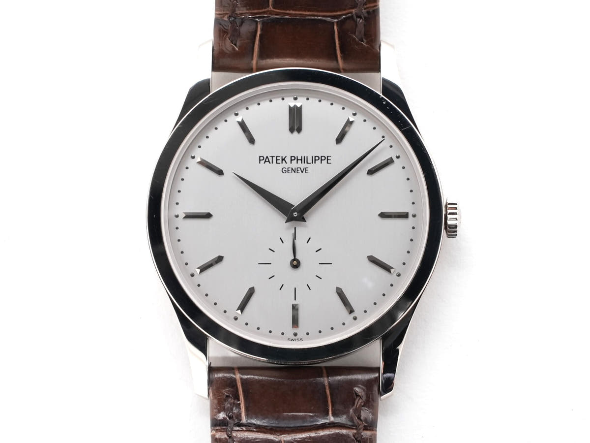 パテックフィリップ カラトラバ Ref.5196G-001 シルバー文字盤 中古 scwqcrxs