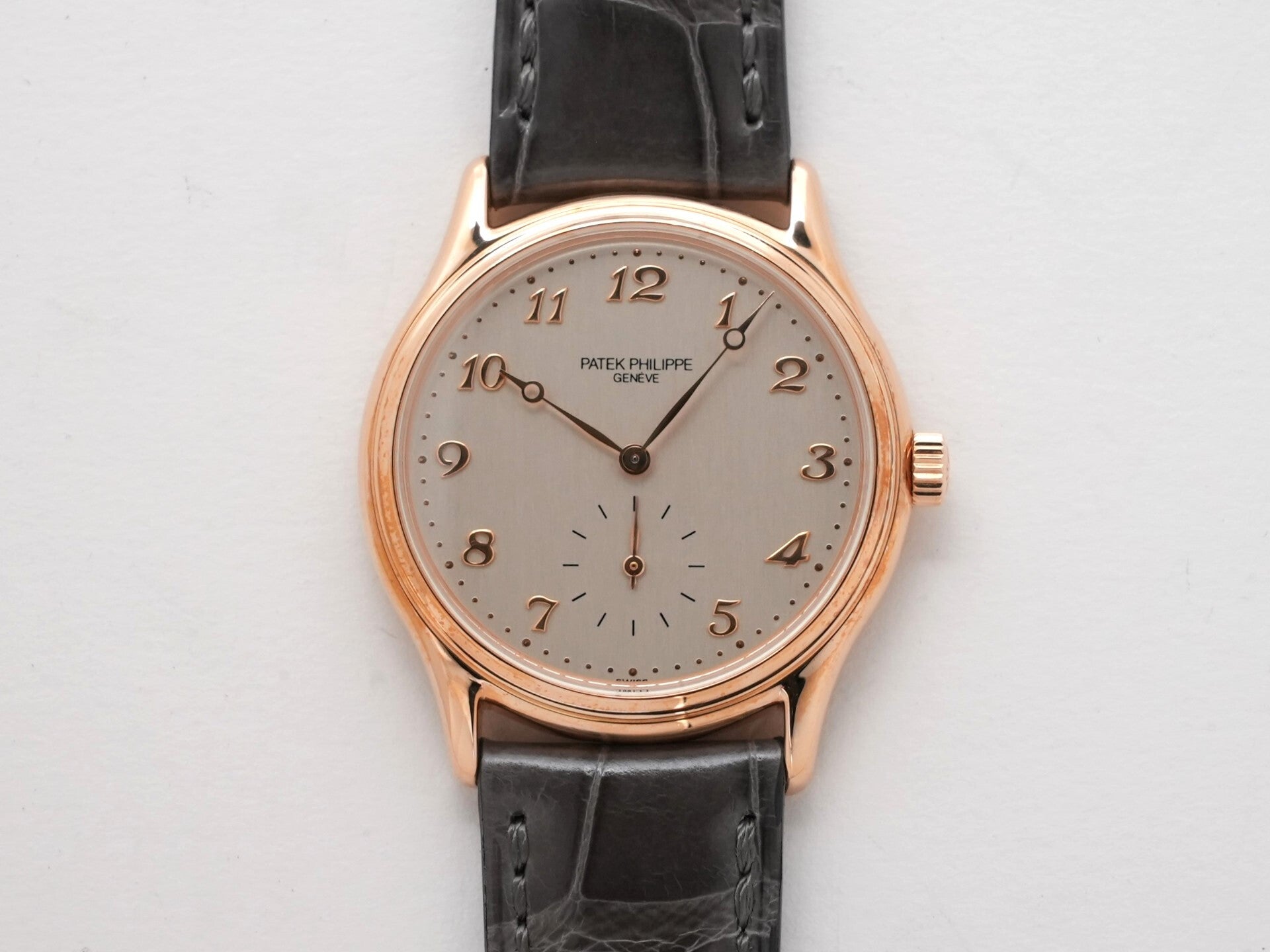 パテックフィリップ カラトラバ ハロッズ 3923R-016 シルバー 美