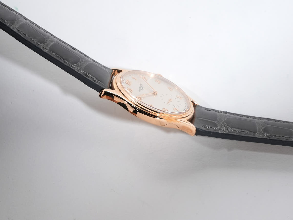 パテックフィリップ カラトラバ ハロッズ Ref.3923R-016 シルバー文字盤 美中古 5hekk6c4