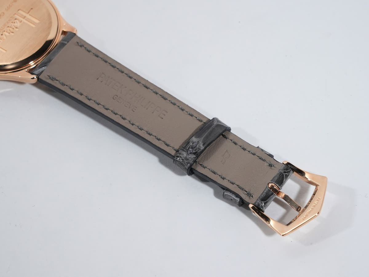 パテックフィリップ カラトラバ ハロッズ Ref.3923R-016 シルバー文字盤 美中古 5hekk6c4