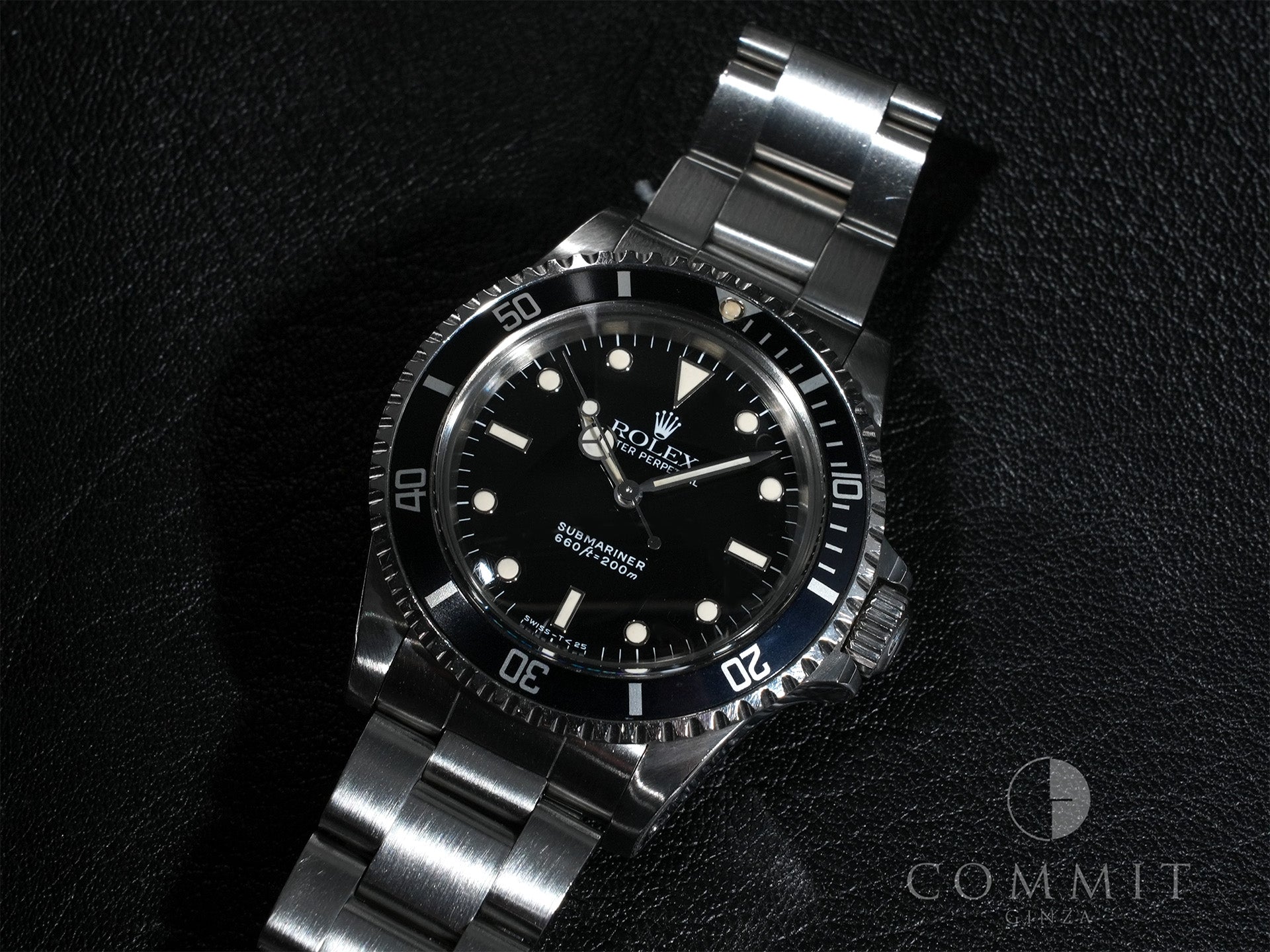 ROLEX ロレックス ”最終Ⅼ番 Ref-5513 サブマリーナ エイジング文字盤 オールトリチウム” Sir-L341*** (1989年製)  フチ有り文字盤 溝無しフリップロックハードブレス FF580/93150L6|ロレックス・アンティーク腕時計 中古品販売買取なら大阪 米田屋