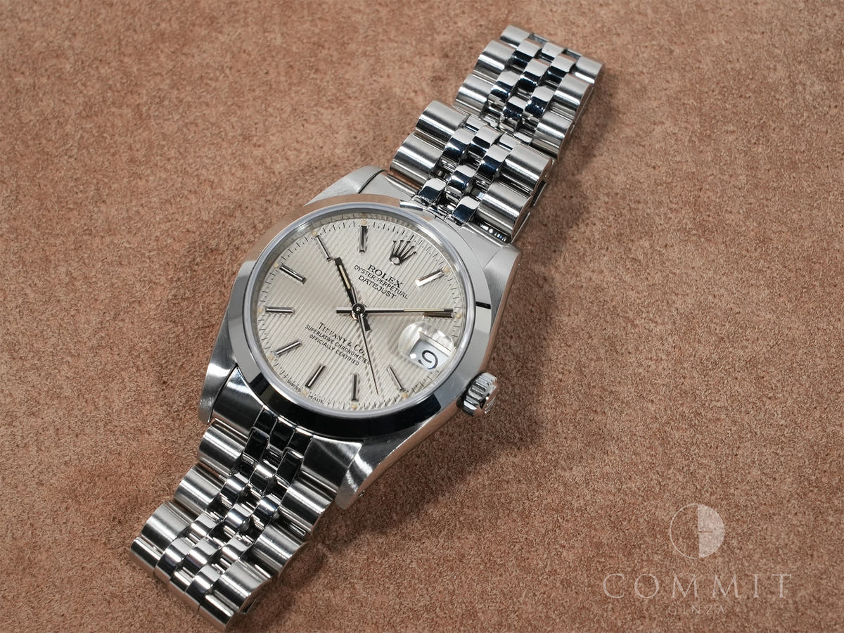 ロレックス デイトジャスト Ref.68240 シルバータペストリー文字盤 中古 hdzkck6y