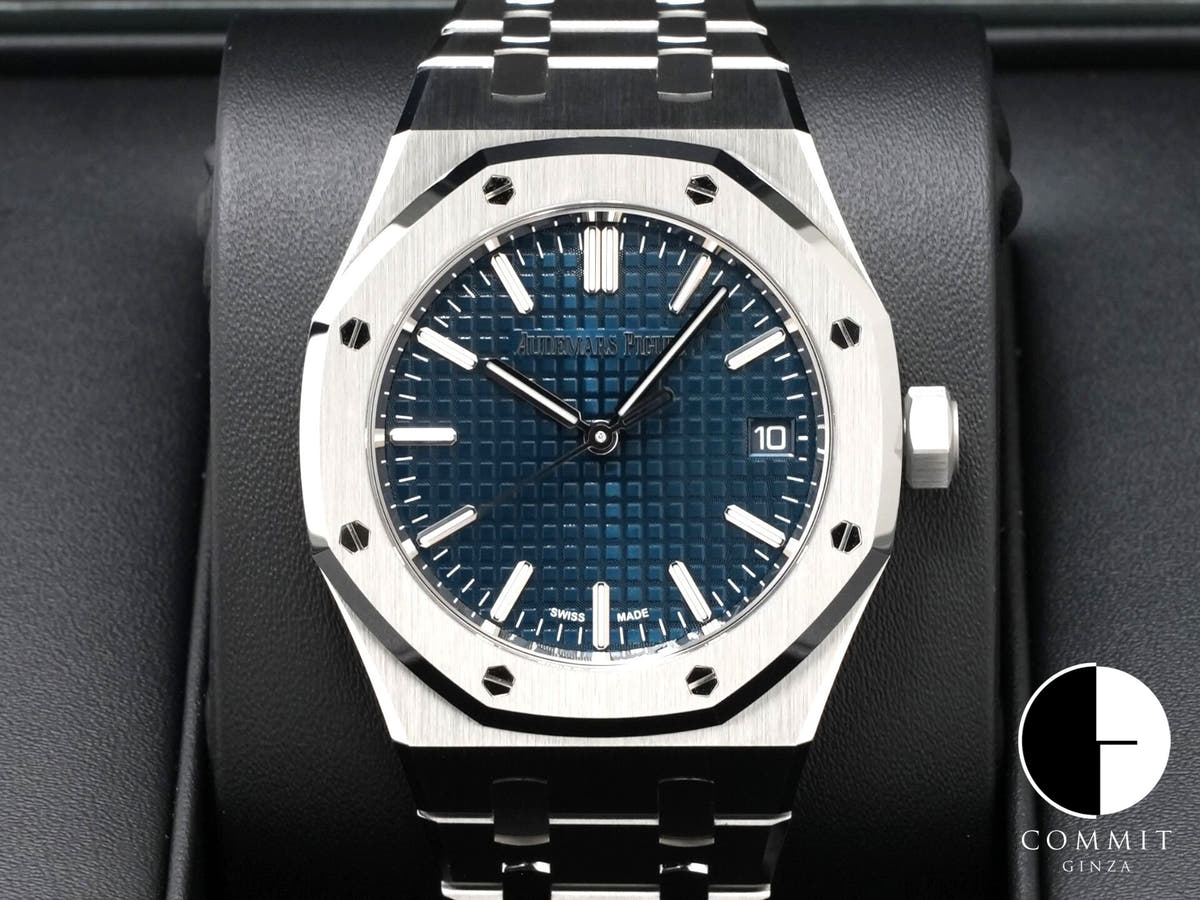 オーデマピゲ ロイヤルオーク Ref.15550ST.OO.1356ST.06 ステンレススチール ナイトブルー文字盤