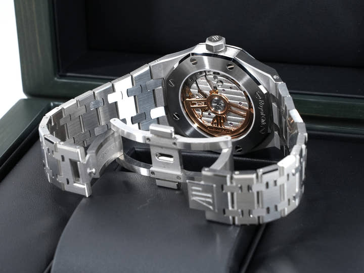 オーデマピゲ ロイヤルオーク Ref.15550ST.OO.1356ST.06 ステンレススチール ナイトブルー文字盤