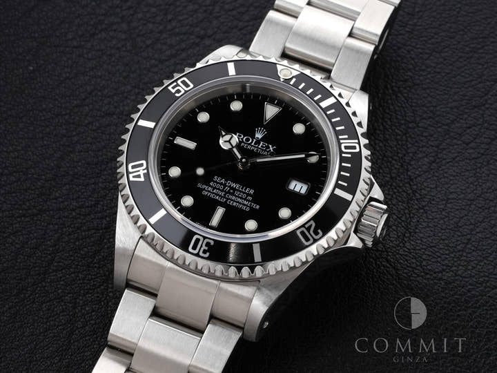 ロレックス シードゥエラー Ref.16600 ステンレススチール ブラック文字盤