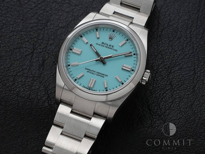 ロレックス オイスターパーペチュアル36 Ref.126000 ステンレススチール ターコイズ文字盤