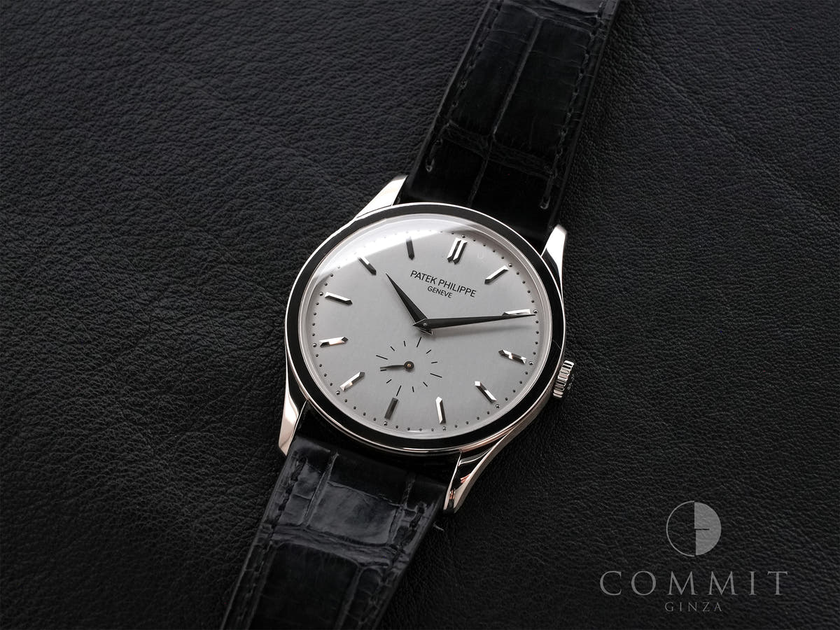 パテックフィリップ カラトラバ Ref.5196G-001 シルバー文字盤 美中古 5rua7evx