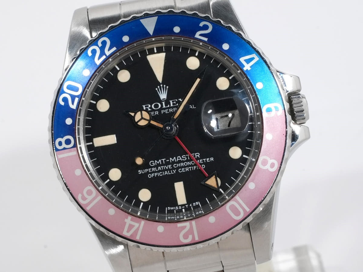 ロレックス GMTマスター Ref.1675 ブラック文字盤 中古 2irddnqz