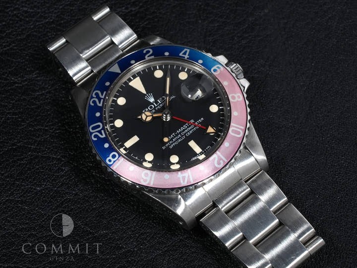 ロレックス GMTマスター Ref.1675 ステンレススチール ブラック文字盤