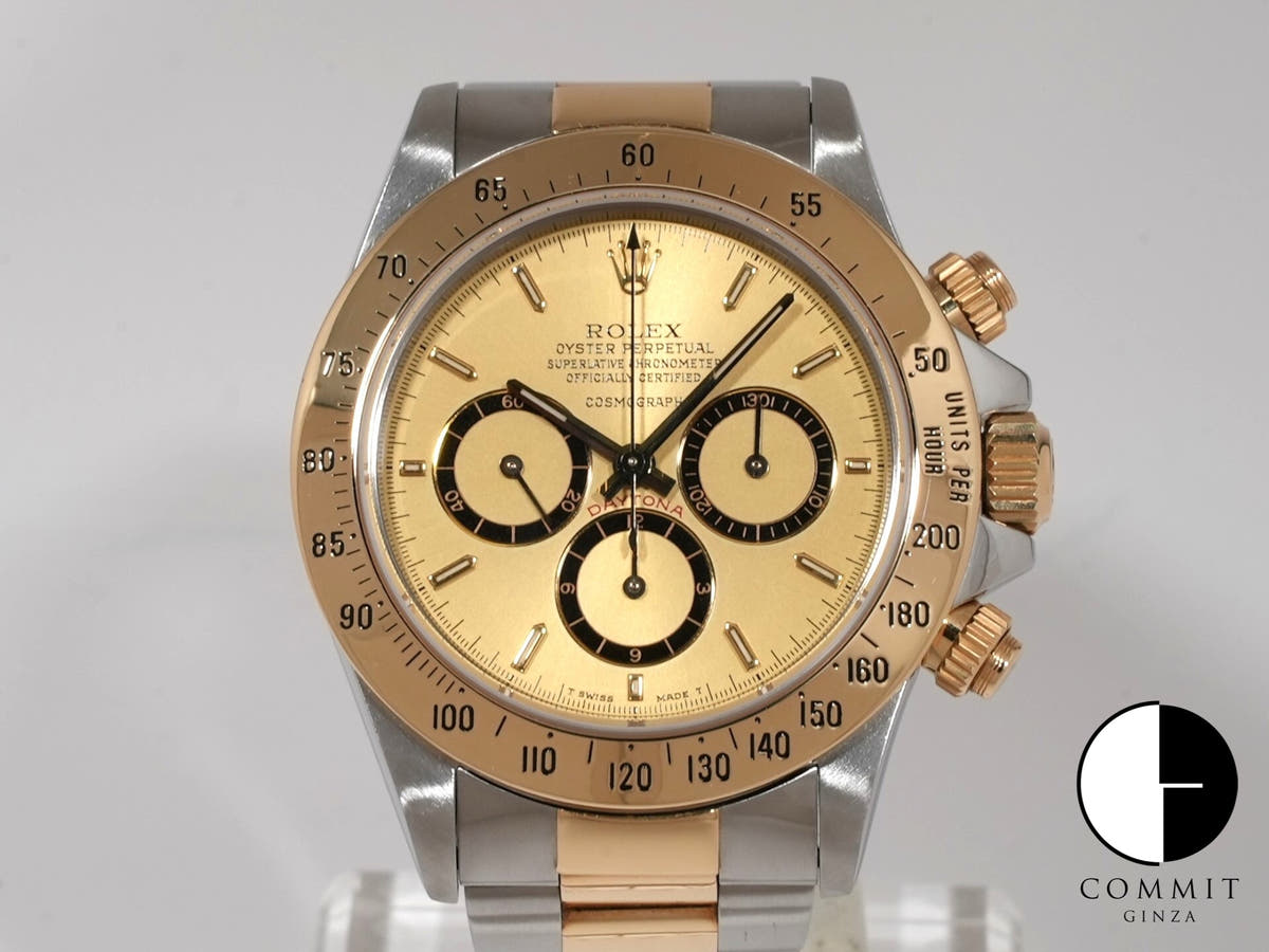 Rolex Daytona El Primero Ref. 16523 Stainless Steel/Yellow Gold Champagne Dial