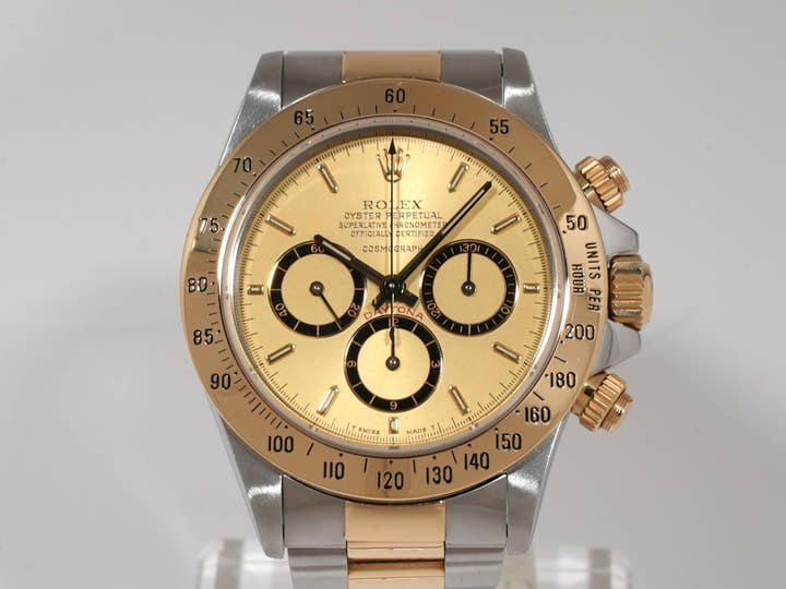 Rolex Daytona El Primero Ref. 16523 Stainless Steel/Yellow Gold Champagne Dial