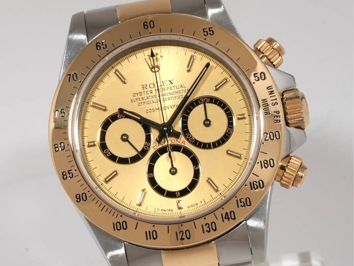 Rolex Daytona El Primero Ref. 16523 Stainless Steel/Yellow Gold Champagne Dial