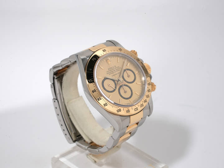 Rolex Daytona El Primero Ref. 16523 Stainless Steel/Yellow Gold Champagne Dial