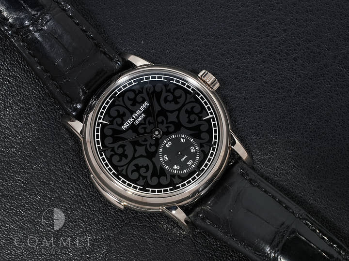 パテックフィリップ ミニッツリピーター Ref.5078G-010 ホワイトゴールド ブラックエナメル文字盤