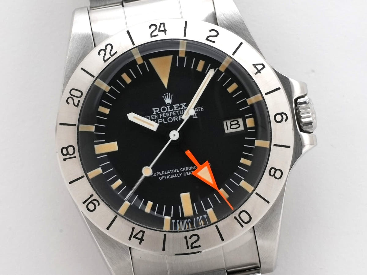 Rolex Explorer II Ref.1655 Black Dial Used dckk3bp2