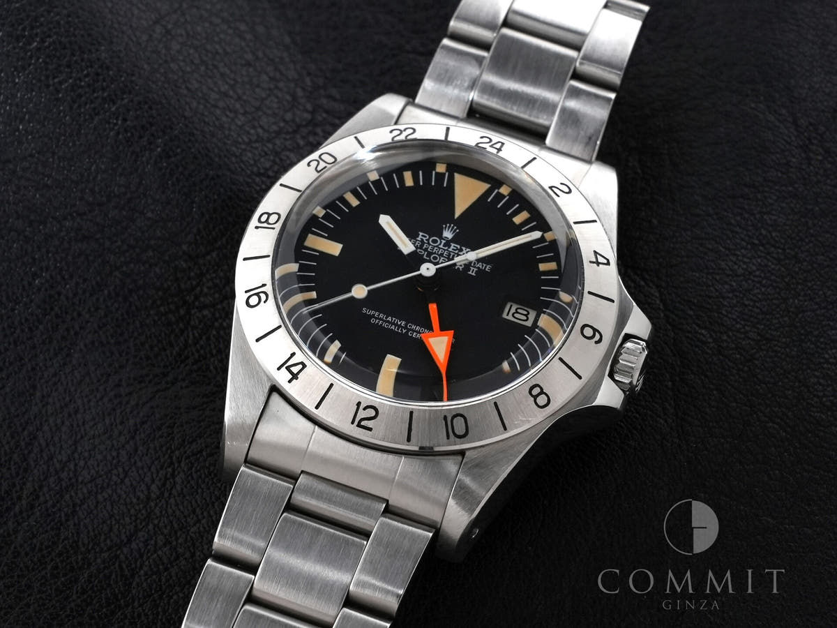 Rolex Explorer II Ref.1655 Black Dial Used dckk3bp2