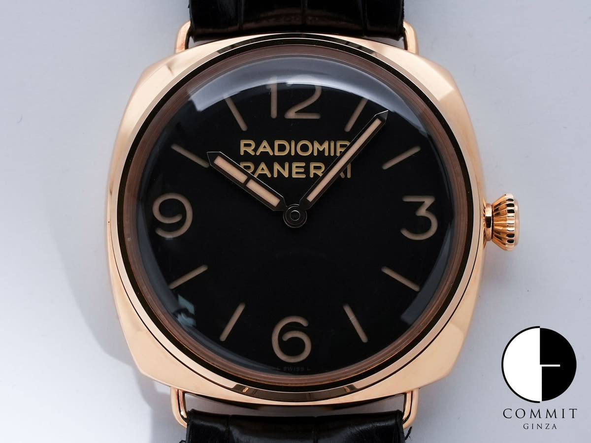 パネライ ラジオミール 3DAYS オロローザ Ref.PAM00379 ブラウン文字盤 中古 j28gm965