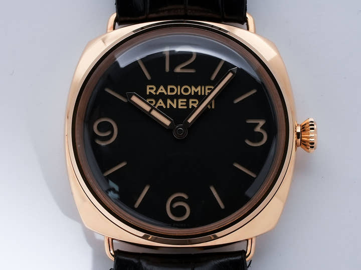 パネライ ラジオミール 3DAYS オロローザ Ref.PAM00379 ブラウン文字盤 中古 j28gm965