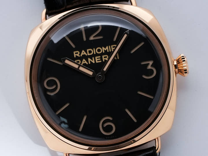 パネライ ラジオミール 3DAYS オロローザ Ref.PAM00379 ブラウン文字盤 中古 j28gm965