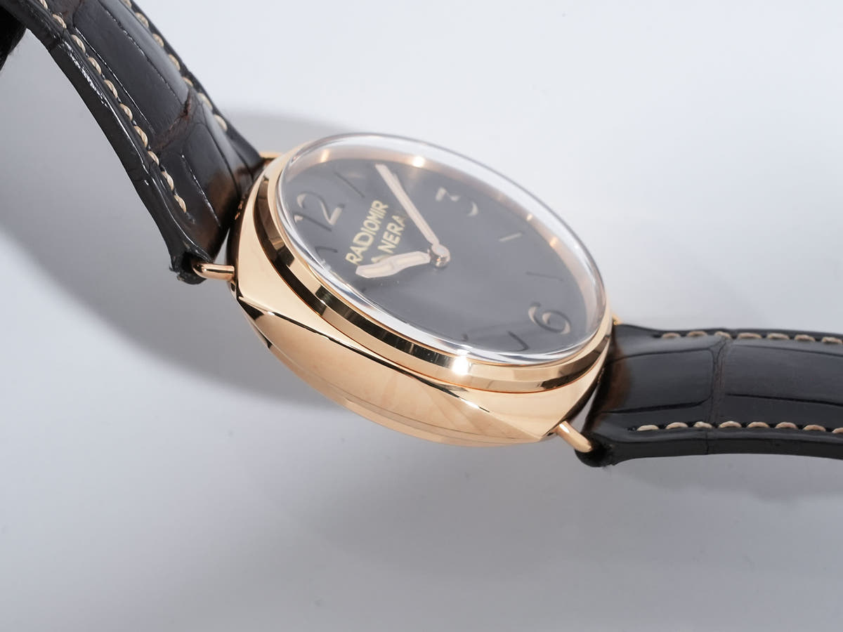 パネライ ラジオミール 3DAYS オロローザ Ref.PAM00379 ブラウン文字盤 中古 j28gm965