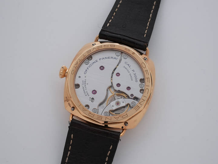 パネライ ラジオミール 3DAYS オロローザ Ref.PAM00379 ブラウン文字盤 中古 j28gm965