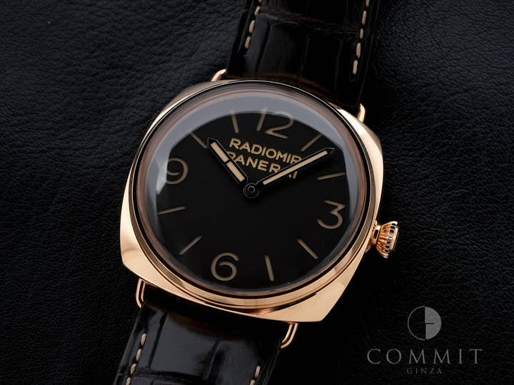 パネライ ラジオミール 3DAYS オロローザ Ref.PAM00379 ブラウン文字盤 中古 j28gm965