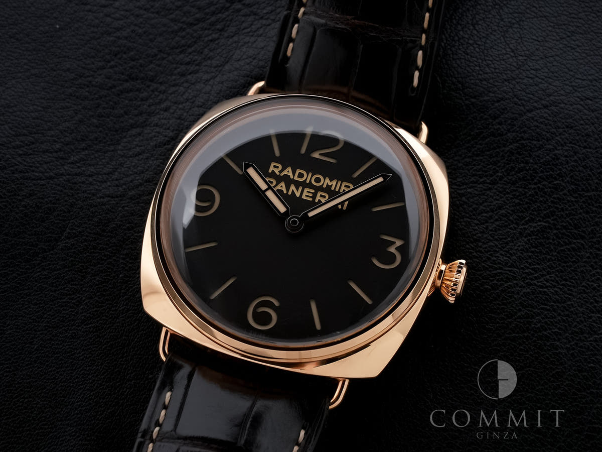 パネライ ラジオミール 3DAYS オロローザ Ref.PAM00379 ブラウン文字盤 中古 j28gm965