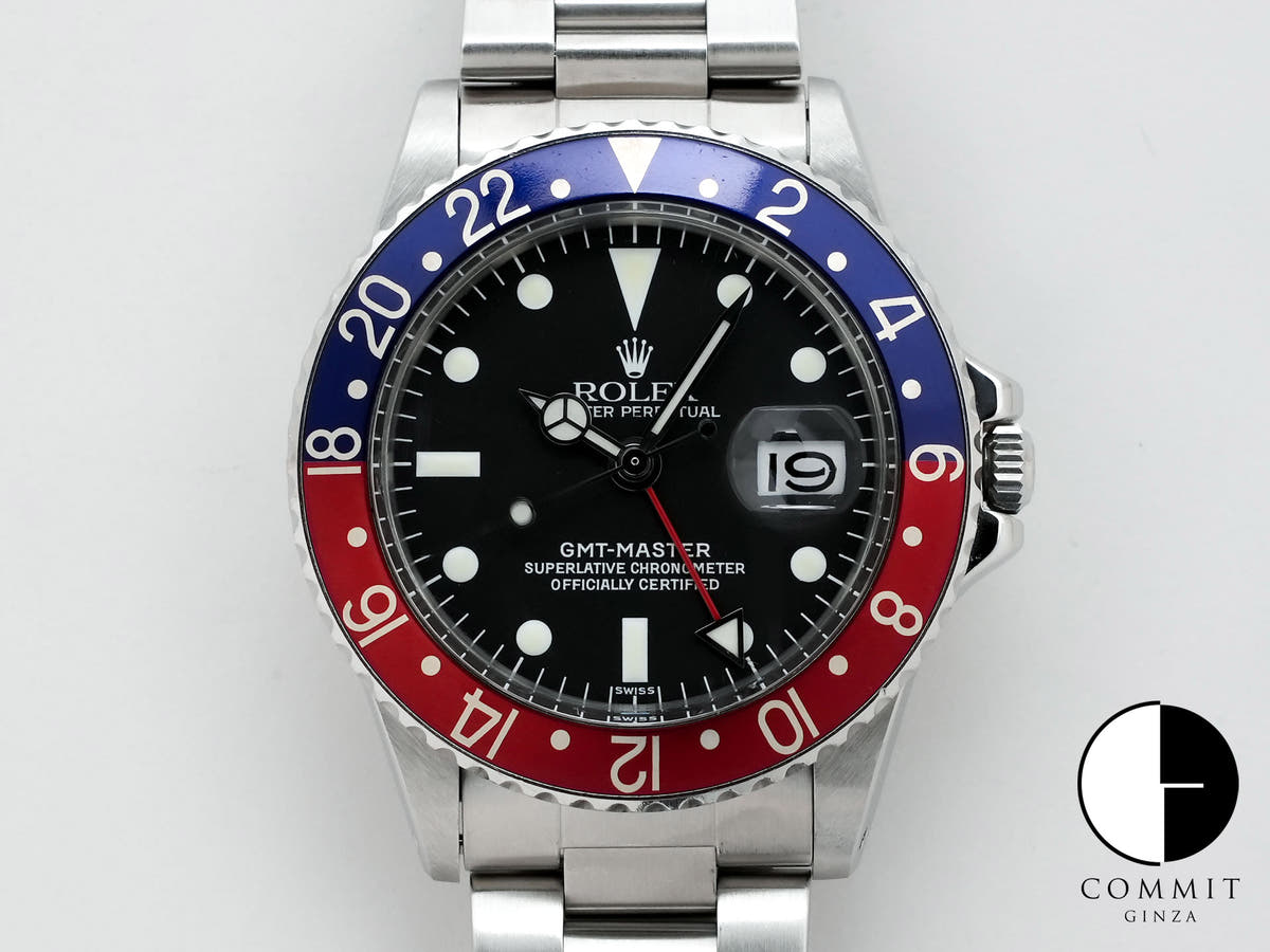 ロレックス GMTマスター Ref.1675 ブラック文字盤 中古 W909H5PS
