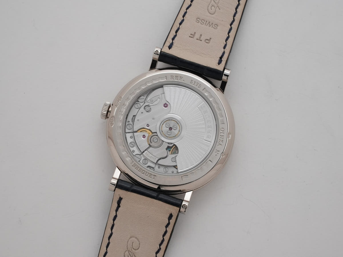 ブレゲ クラシック 5175 銀座 アニバーサリー スペシャルエディション Ref.5175BB/2Y/9V6 ブルー グランフー エナメル文字盤 美中古 27PFZWYV