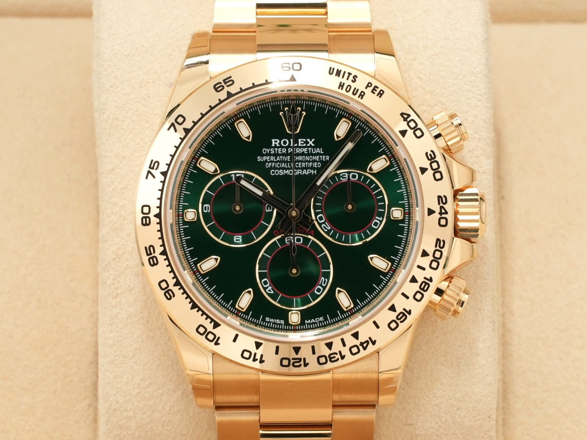 ロレックス デイトナ Ref.116508 グリーン文字盤 美品 59dhc38h