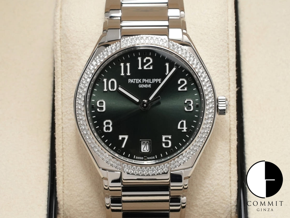 パテックフィリップ Twenty-4 Ref.7300/1200A-011 オリーブグリーン ソレイユ文字盤 美中古 95v8jgkp
