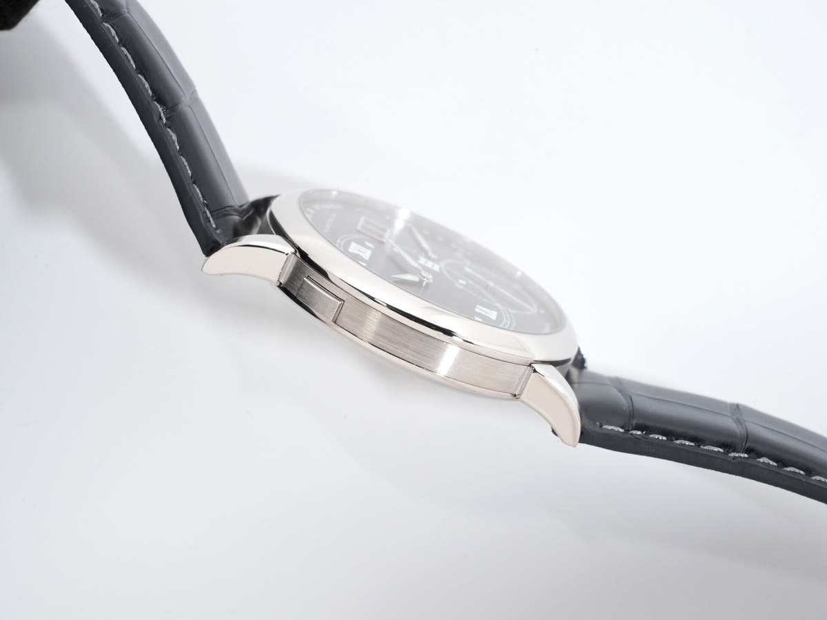 A. Lange &amp; Söhne Grand Lange 1 Luminous Ref.115.028 18KWG Black Dial Used zdw748de